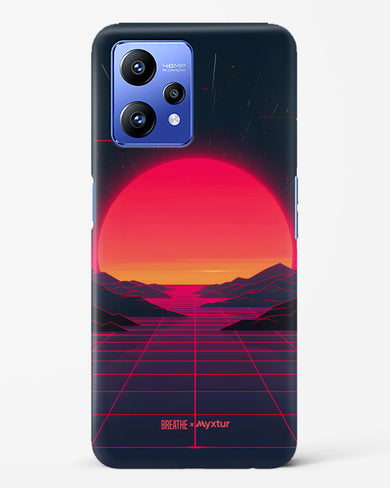 Synthwave Sunset [BREATHE] Hard Case Phone Cover (Realme)