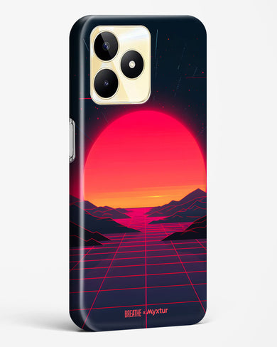 Synthwave Sunset [BREATHE] Hard Case Phone Cover (Realme)