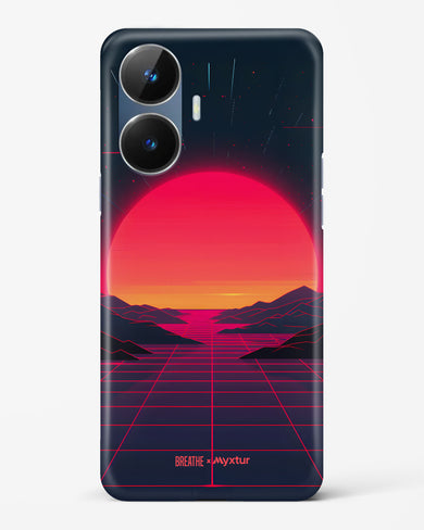 Synthwave Sunset [BREATHE] Hard Case Phone Cover (Realme)