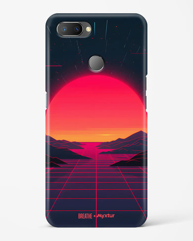 Synthwave Sunset [BREATHE] Hard Case Phone Cover (Realme)