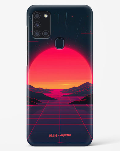 Synthwave Sunset [BREATHE] Hard Case Phone Cover (Samsung)