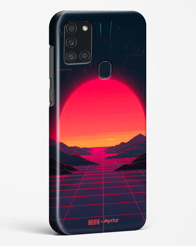 Synthwave Sunset [BREATHE] Hard Case Phone Cover (Samsung)