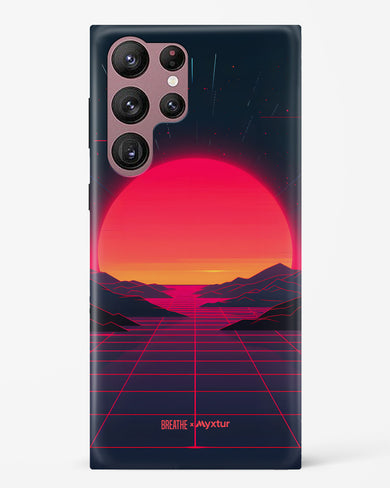 Synthwave Sunset [BREATHE] Hard Case Phone Cover (Samsung)