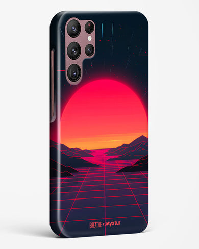 Synthwave Sunset [BREATHE] Hard Case Phone Cover (Samsung)