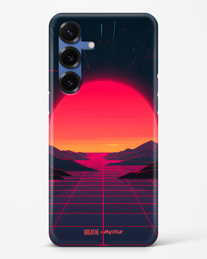 Synthwave Sunset [BREATHE] Hard Case Phone Cover (Samsung)