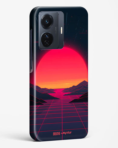 Synthwave Sunset [BREATHE] Hard Case Phone Cover (Vivo)