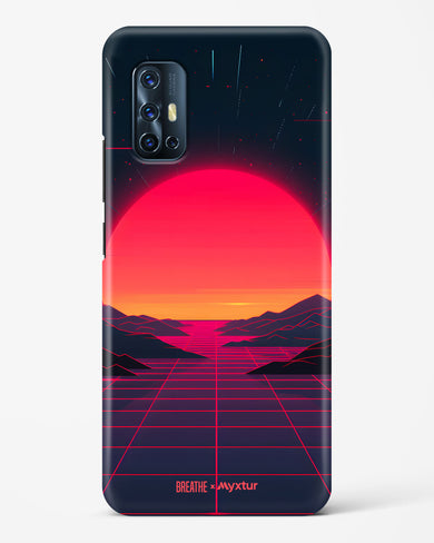 Synthwave Sunset [BREATHE] Hard Case Phone Cover (Vivo)