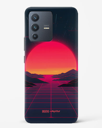 Synthwave Sunset [BREATHE] Hard Case Phone Cover (Vivo)