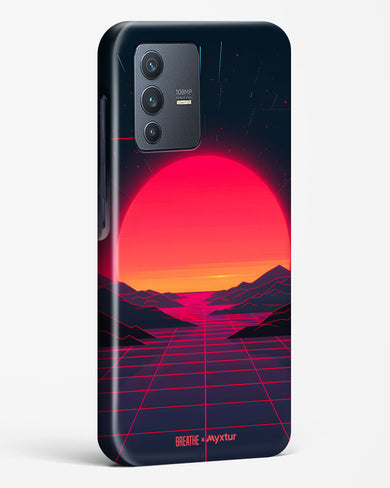 Synthwave Sunset [BREATHE] Hard Case Phone Cover (Vivo)