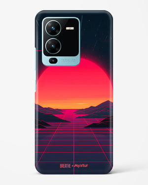 Synthwave Sunset [BREATHE] Hard Case Phone Cover (Vivo)