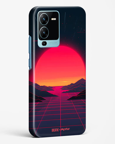 Synthwave Sunset [BREATHE] Hard Case Phone Cover (Vivo)