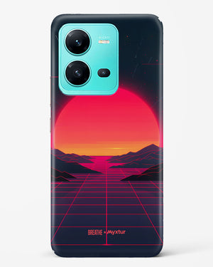 Synthwave Sunset [BREATHE] Hard Case Phone Cover (Vivo)