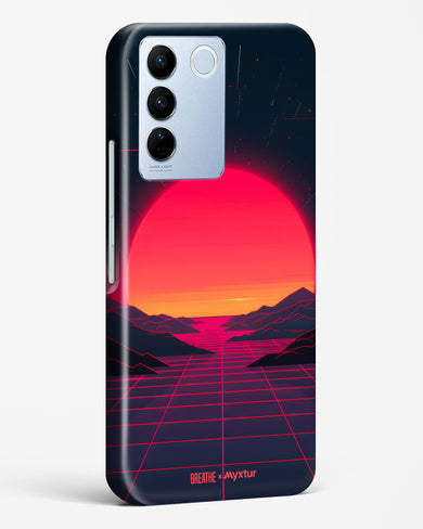 Synthwave Sunset [BREATHE] Hard Case Phone Cover (Vivo)