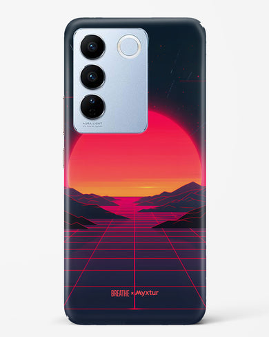 Synthwave Sunset [BREATHE] Hard Case Phone Cover (Vivo)