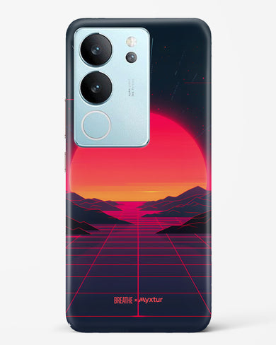 Synthwave Sunset [BREATHE] Hard Case Phone Cover (Vivo)