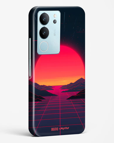 Synthwave Sunset [BREATHE] Hard Case Phone Cover (Vivo)