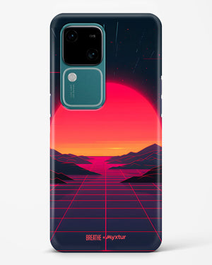 Synthwave Sunset [BREATHE] Hard Case Phone Cover (Vivo)