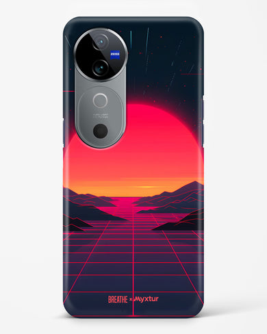 Synthwave Sunset [BREATHE] Hard Case Phone Cover (Vivo)