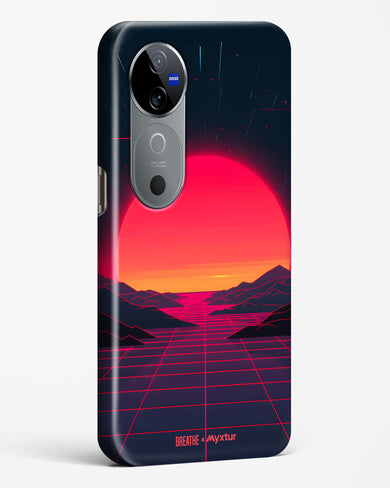 Synthwave Sunset [BREATHE] Hard Case Phone Cover (Vivo)