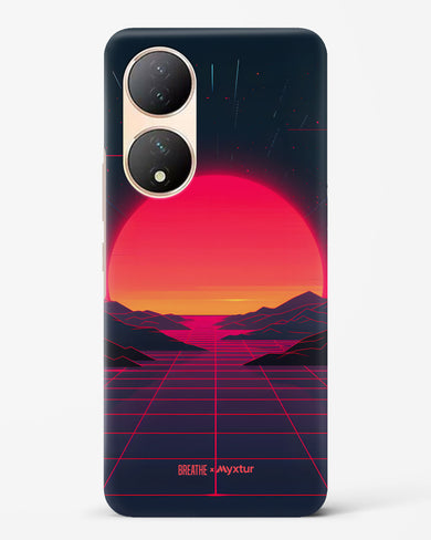 Synthwave Sunset [BREATHE] Hard Case Phone Cover (Vivo)