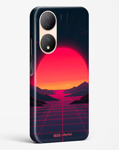 Synthwave Sunset [BREATHE] Hard Case Phone Cover (Vivo)