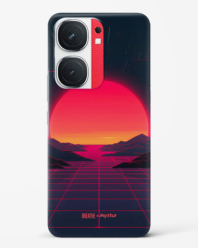 Synthwave Sunset [BREATHE] Hard Case Phone Cover (Vivo)