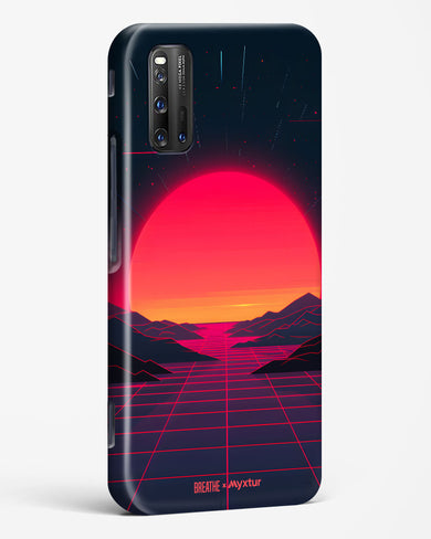 Synthwave Sunset [BREATHE] Hard Case Phone Cover (Vivo)