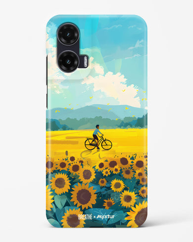 Sunflower Trails [BREATHE] Hard Case Phone Cover (Motorola)