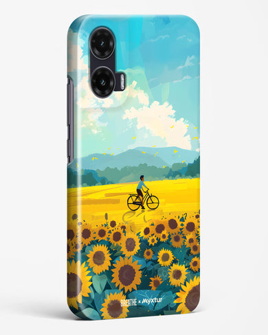 Sunflower Trails [BREATHE] Hard Case Phone Cover (Motorola)