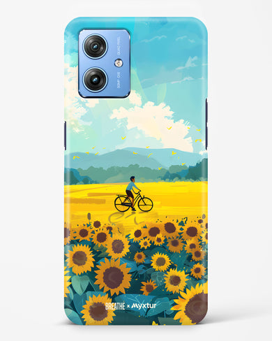 Sunflower Trails [BREATHE] Hard Case Phone Cover (Motorola)