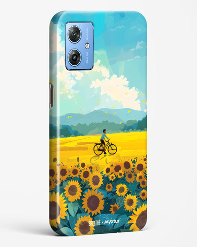 Sunflower Trails [BREATHE] Hard Case Phone Cover (Motorola)