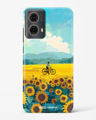 Sunflower Trails [BREATHE] Hard Case Phone Cover (Motorola)