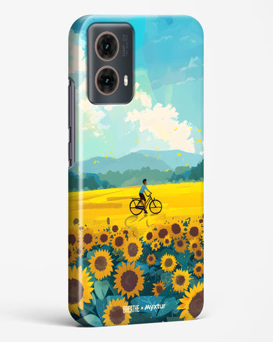 Sunflower Trails [BREATHE] Hard Case Phone Cover (Motorola)