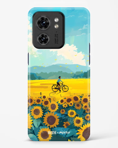 Sunflower Trails [BREATHE] Hard Case Phone Cover (Motorola)