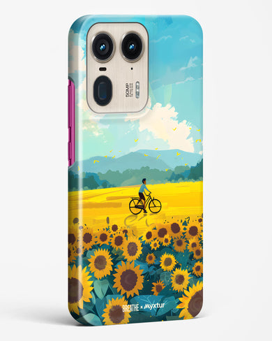 Sunflower Trails [BREATHE] Hard Case Phone Cover (Motorola)