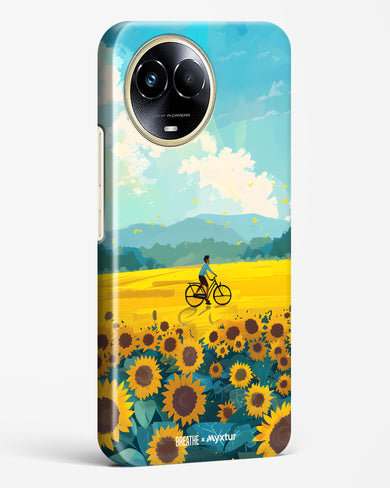 Sunflower Trails [BREATHE] Hard Case Phone Cover (Realme)