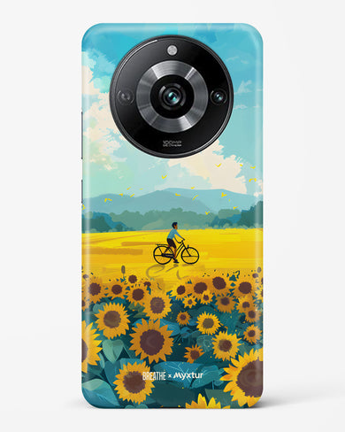 Sunflower Trails [BREATHE] Hard Case Phone Cover (Realme)