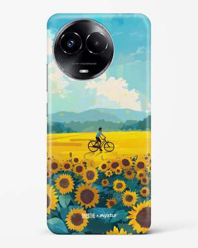 Sunflower Trails [BREATHE] Hard Case Phone Cover (Realme)