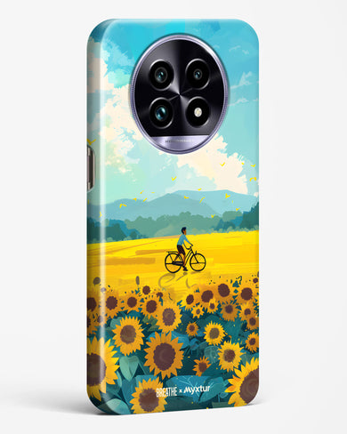 Sunflower Trails [BREATHE] Hard Case Phone Cover (Realme)