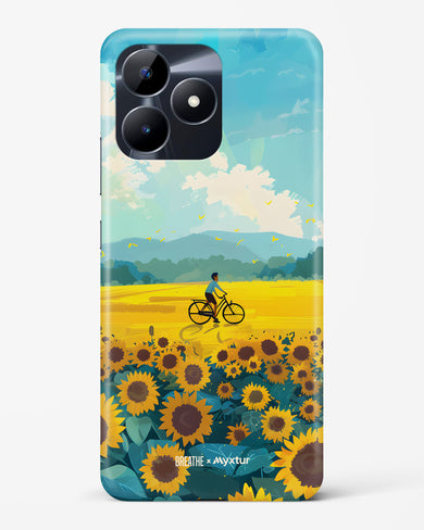 Sunflower Trails [BREATHE] Hard Case Phone Cover (Realme)