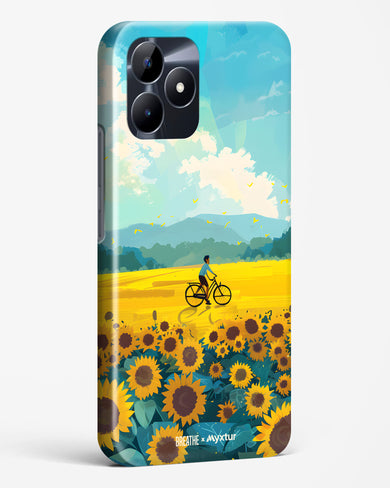 Sunflower Trails [BREATHE] Hard Case Phone Cover (Realme)