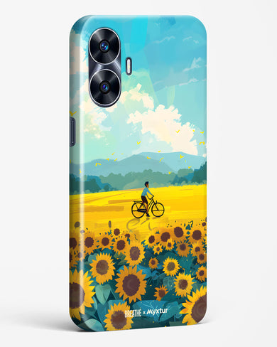 Sunflower Trails [BREATHE] Hard Case Phone Cover (Realme)