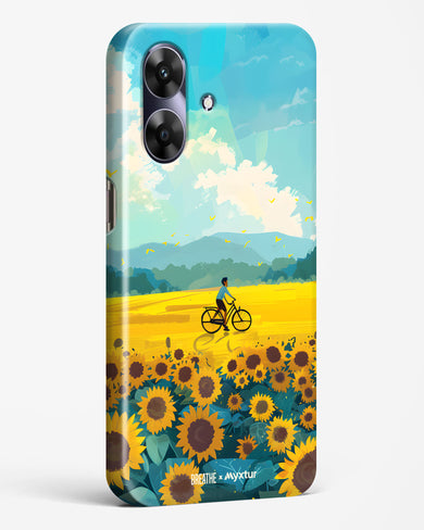 Sunflower Trails [BREATHE] Hard Case Phone Cover (Realme)