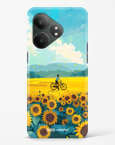 Sunflower Trails [BREATHE] Hard Case Phone Cover (Realme)