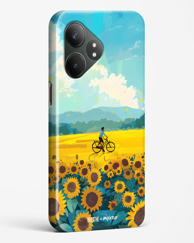 Sunflower Trails [BREATHE] Hard Case Phone Cover (Realme)