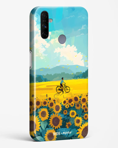 Sunflower Trails [BREATHE] Hard Case Phone Cover (Realme)