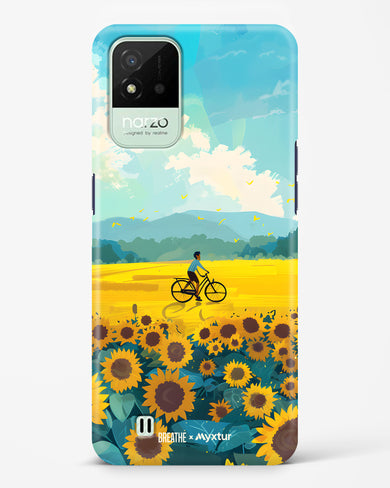 Sunflower Trails [BREATHE] Hard Case Phone Cover (Realme)