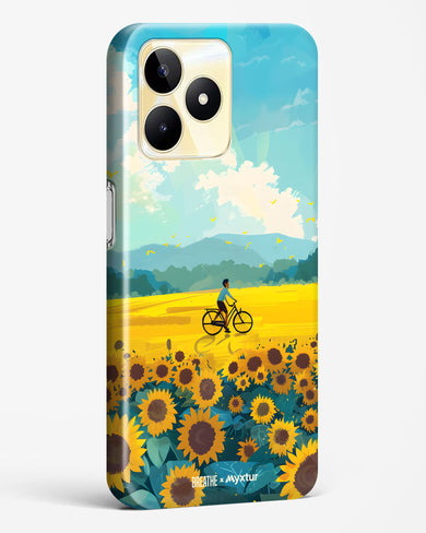 Sunflower Trails [BREATHE] Hard Case Phone Cover (Realme)