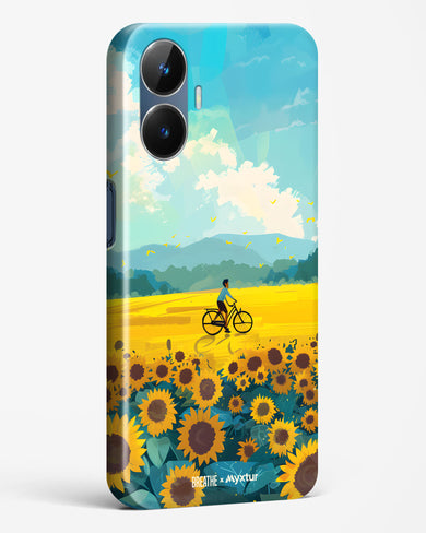 Sunflower Trails [BREATHE] Hard Case Phone Cover (Realme)