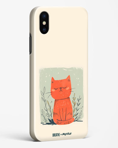 Orange Whiskers [BREATHE] Hard Case Phone Cover (Apple)